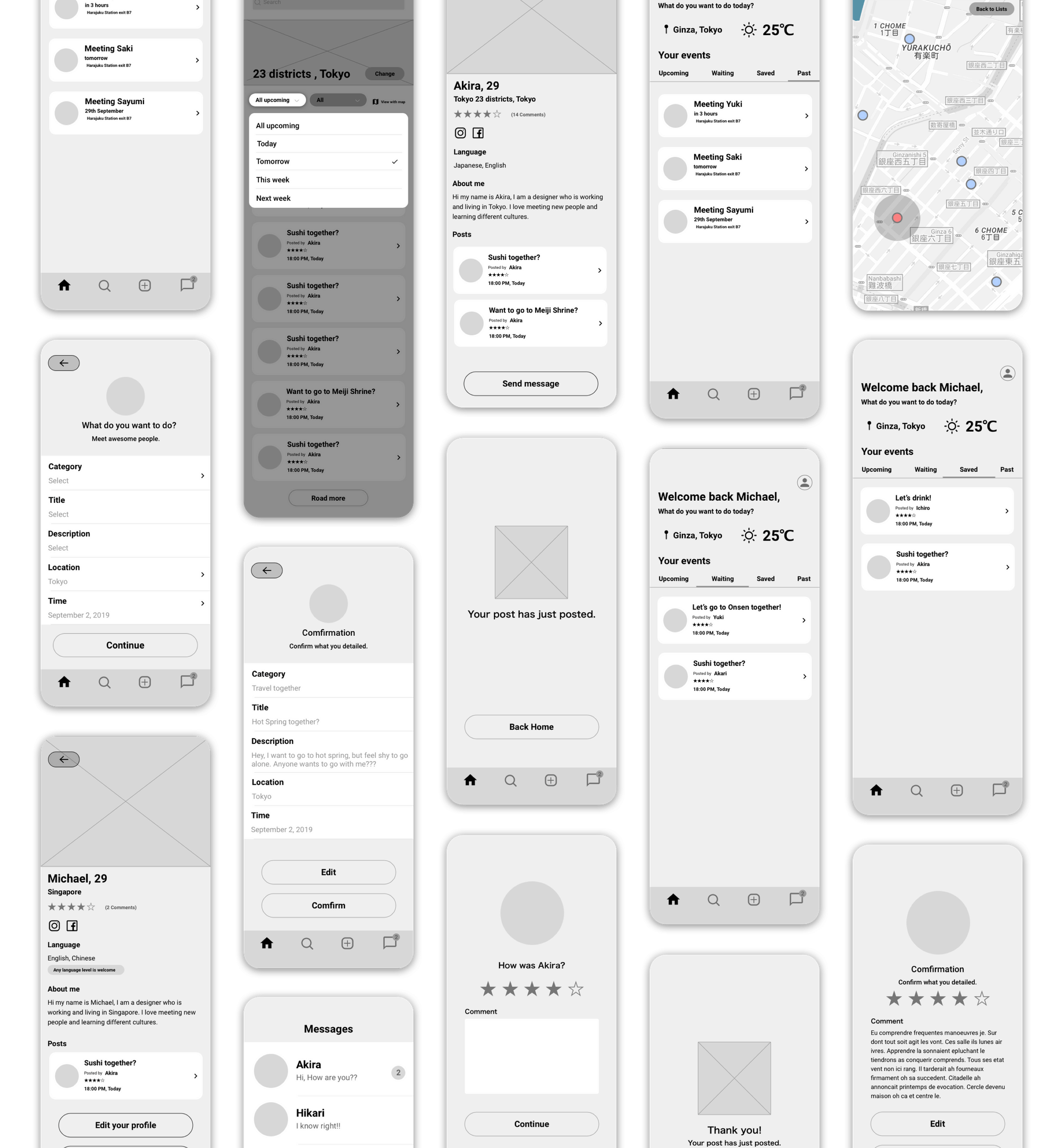 Mid-Fidelity Wireframe